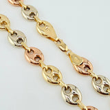 Cadena GC 21.9gr / 67.5cm / 8mm Tres Oros 18K ©