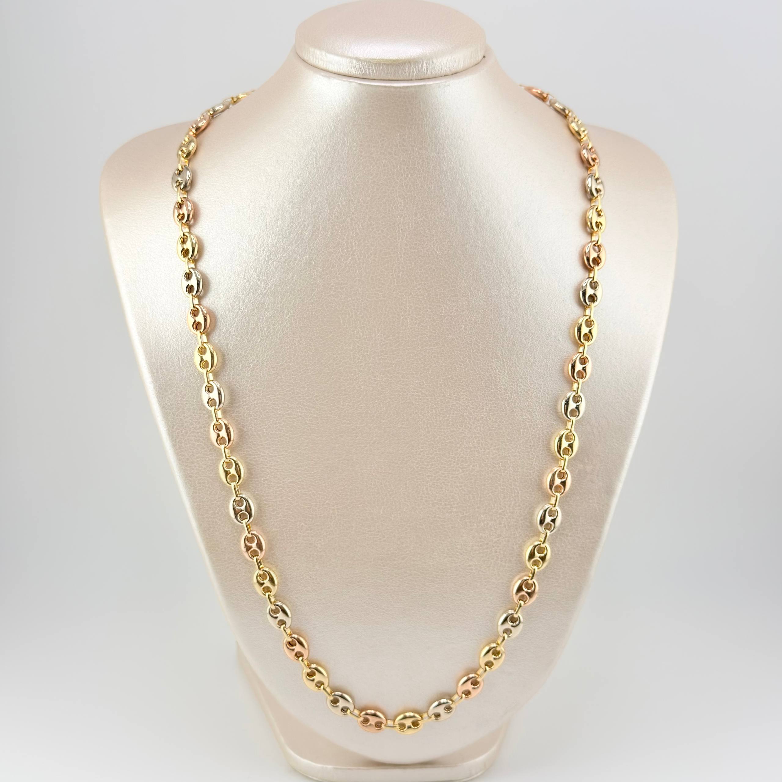 Cadena GC 21.9gr / 67.5cm / 8mm Tres Oros 18K ©