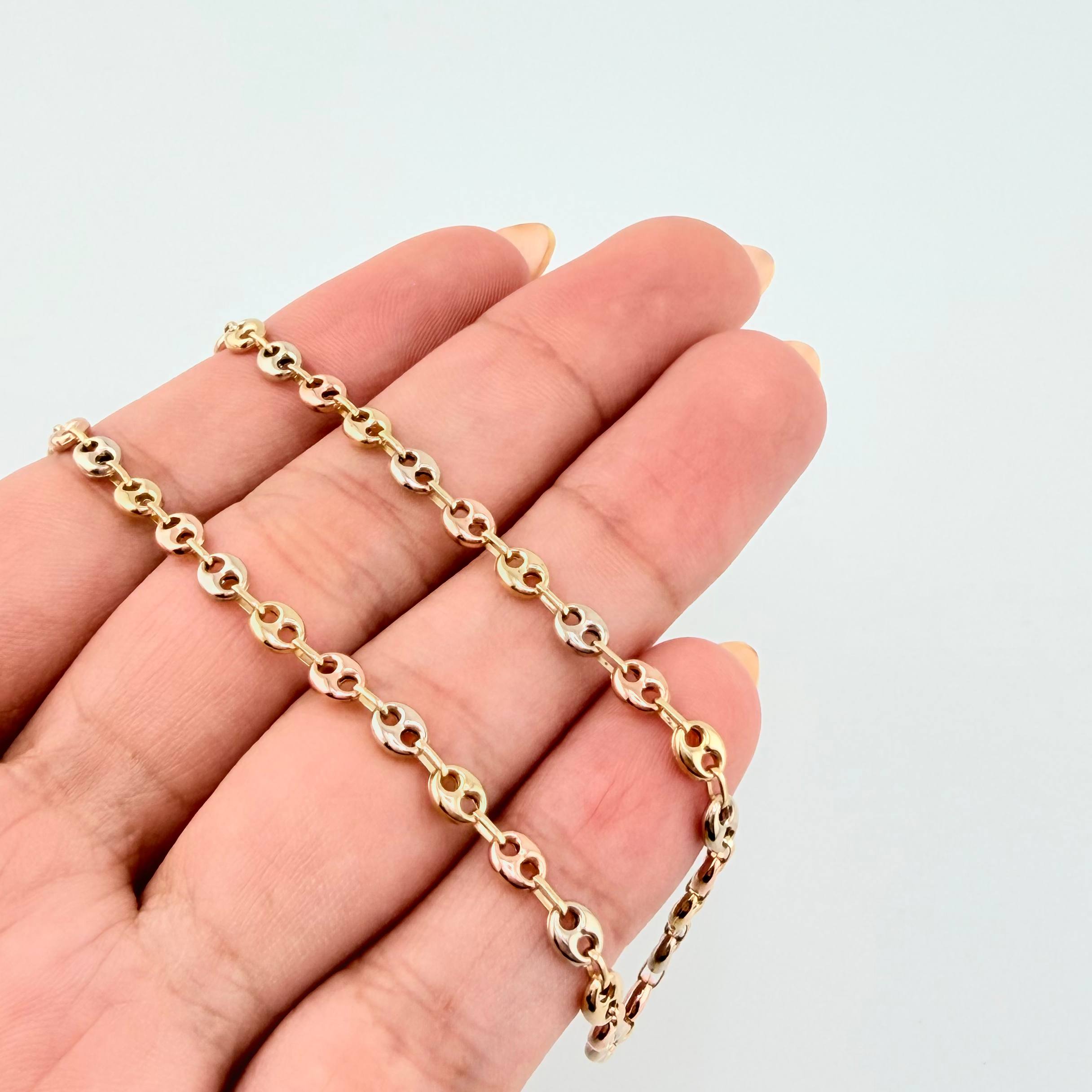 Cadena GC 7.2gr / 65cm / 3.6mm Tres Oros 18K ©