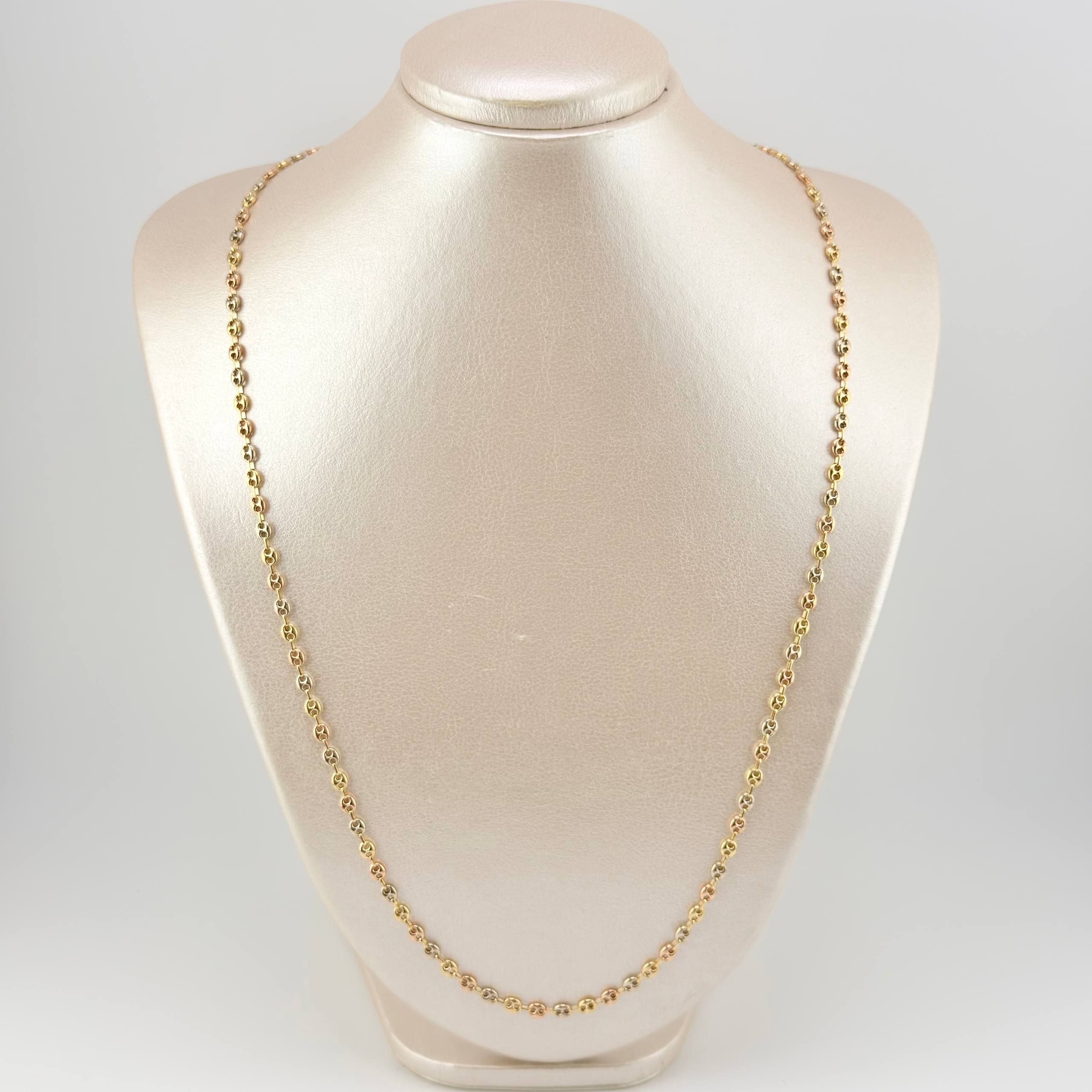 Cadena GC 7.2gr / 65cm / 3.6mm Tres Oros 18K ©