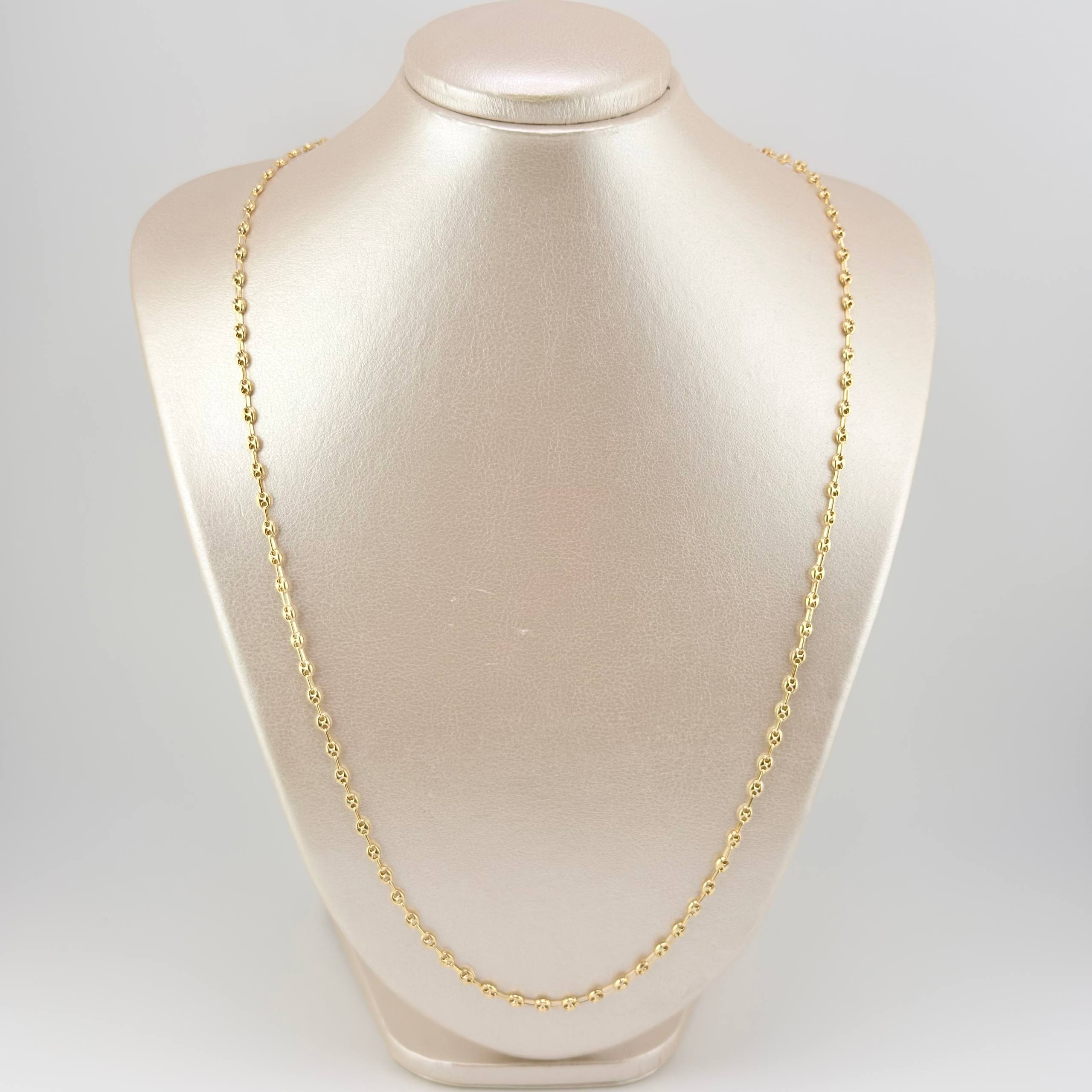 Cadena GC 6.4gr / 65cm / 3.2mm Oro Amarillo 18K *