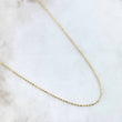 Cadena Cilindro 2.35gr / 50cm / 1.1mm Oro Amarillo +3 18K