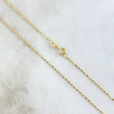 Cadena Cilindro 2.75gr / 60cm / 1mm Oro Amarillo +3 18K