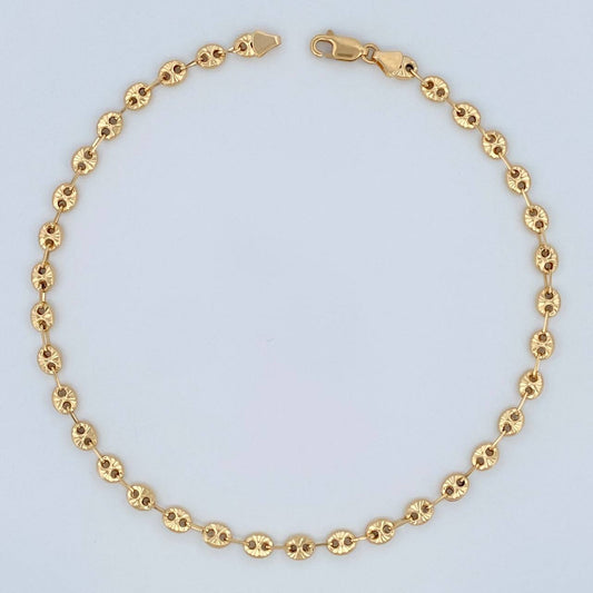 Tobillera GC 5gr / 27.4cm / 4.2mm Oro Amarillo 18K %