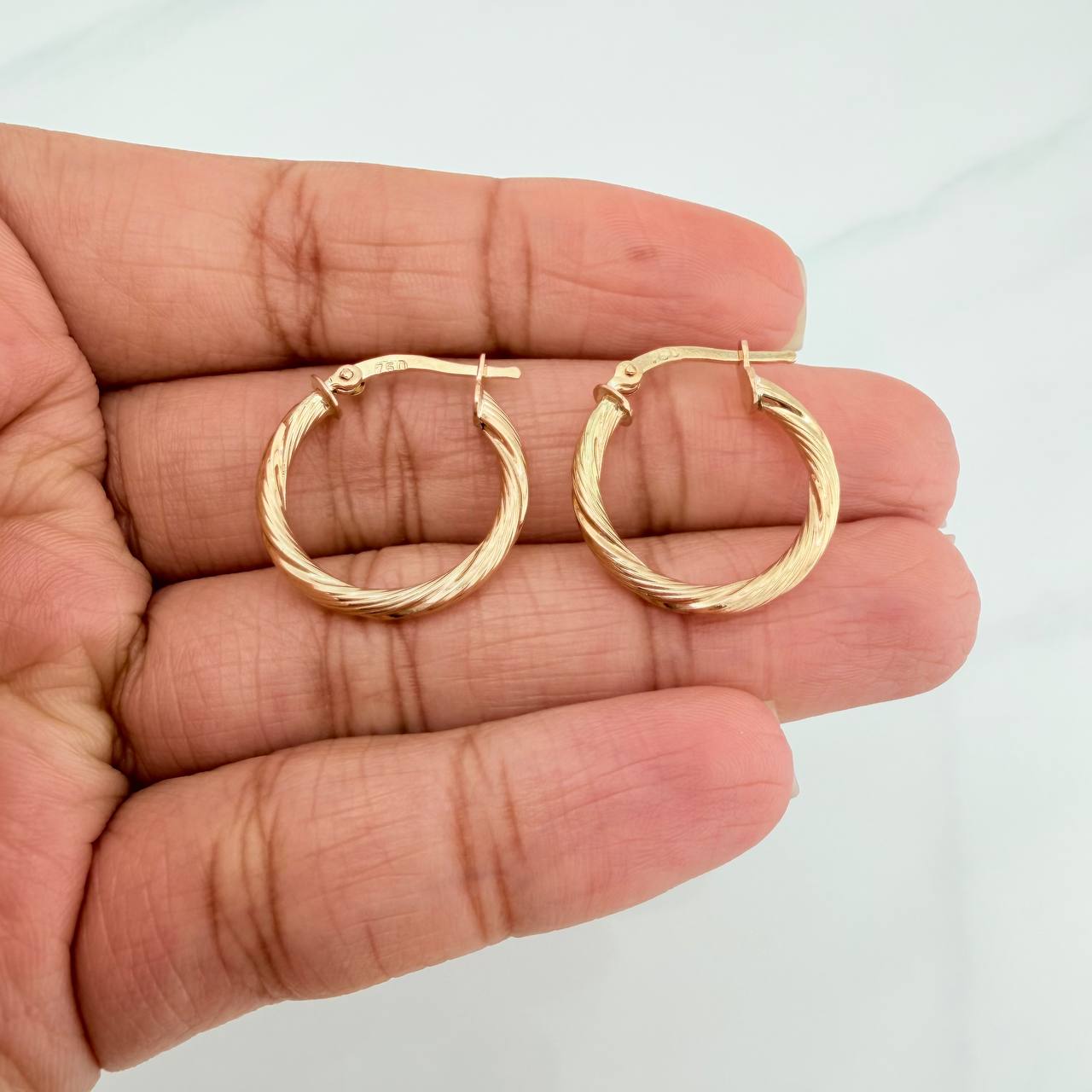 Candongas Mary 1.8 g / 2 cm Oro Amarillo 18K
