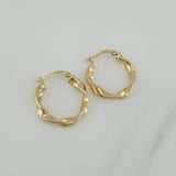 Candongas Azir 1.9 g / 2 cm Oro Amarillo 18K