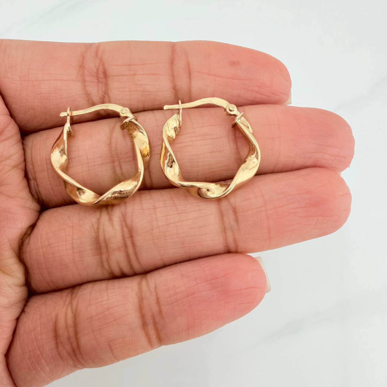 Candongas Azir 2.15 g / 2.3 cm Oro Amarillo 18K