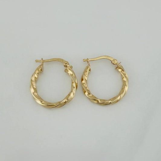 Candongas Lupe 1.95 g / 2 cm Oro Amarillo 18K