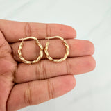 Candongas Lupe 1.95 g / 2 cm Oro Amarillo 18K