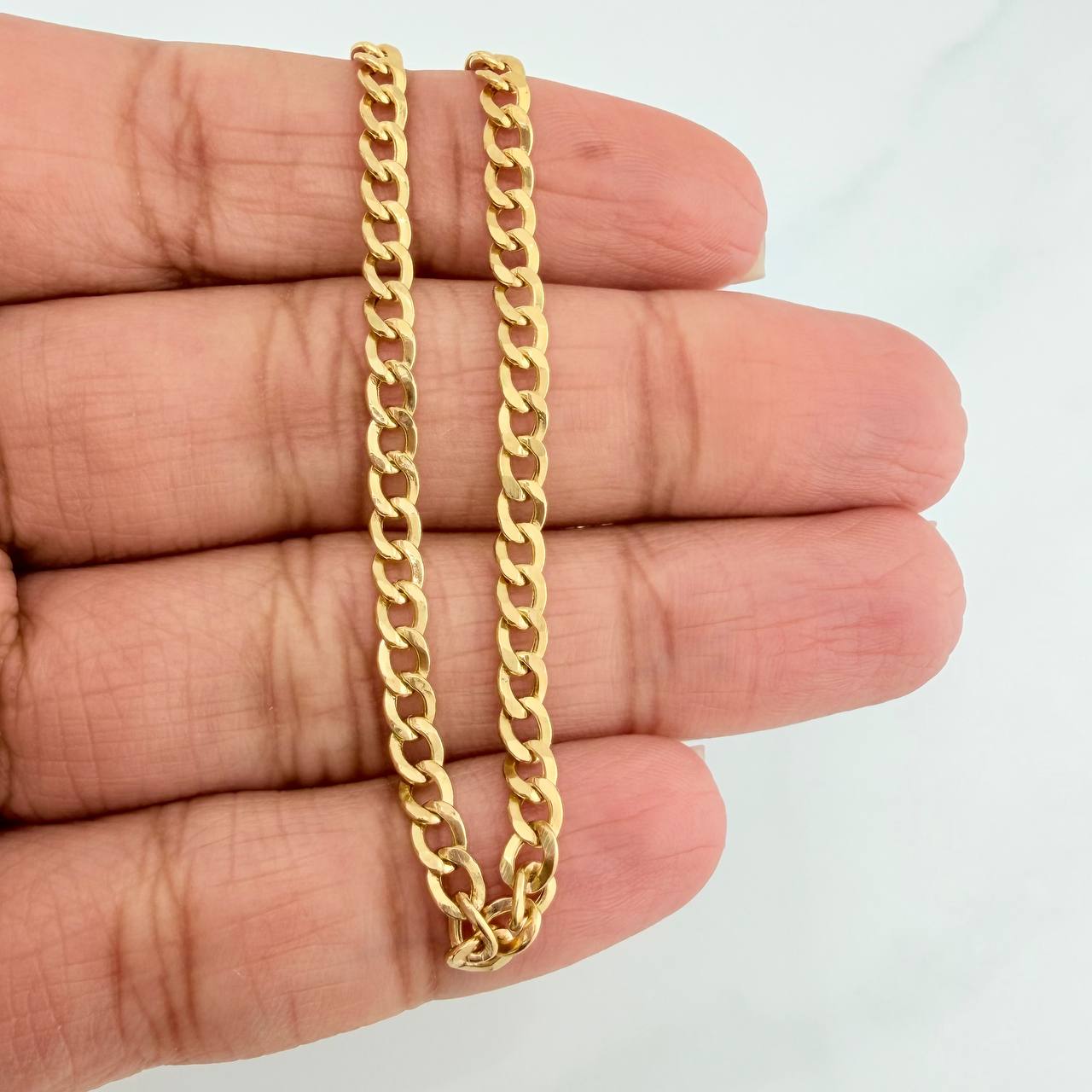 Pulso Cubano 2.6 g / 20 cm / 1.2 mm Oro Amarillo 18K
