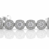 Pulso Tenis 22.35 g / 19 cm / 7.4 mm Plata 925