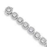 Pulso Tennis 23.15 g / 20.05 cm / 7.55 mm Plata 925