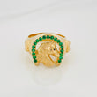 Anillo Herradura Caballo 13.3 g / T11 1/4 Oro Amarillo 18K