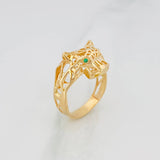 Anillo Pantera 4.55 g / T9 1/4 Oro Amarillo 18K