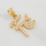 Dije Fe 2.35 g / 2.05 cm Oro Amarillo 18K