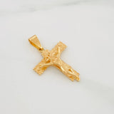 Dije Cruz Cristo 3 g / 3 cm Oro Amarillo 18K