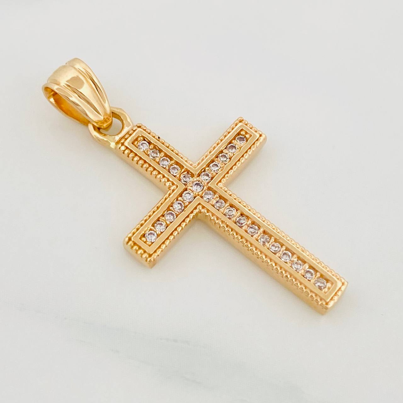 Dije Cruz 2.4 g / 3 cm Oro Amarillo 18K