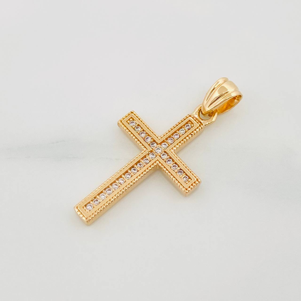 Dije Cruz 2.2 g / 3 cm Oro Amarillo 18K