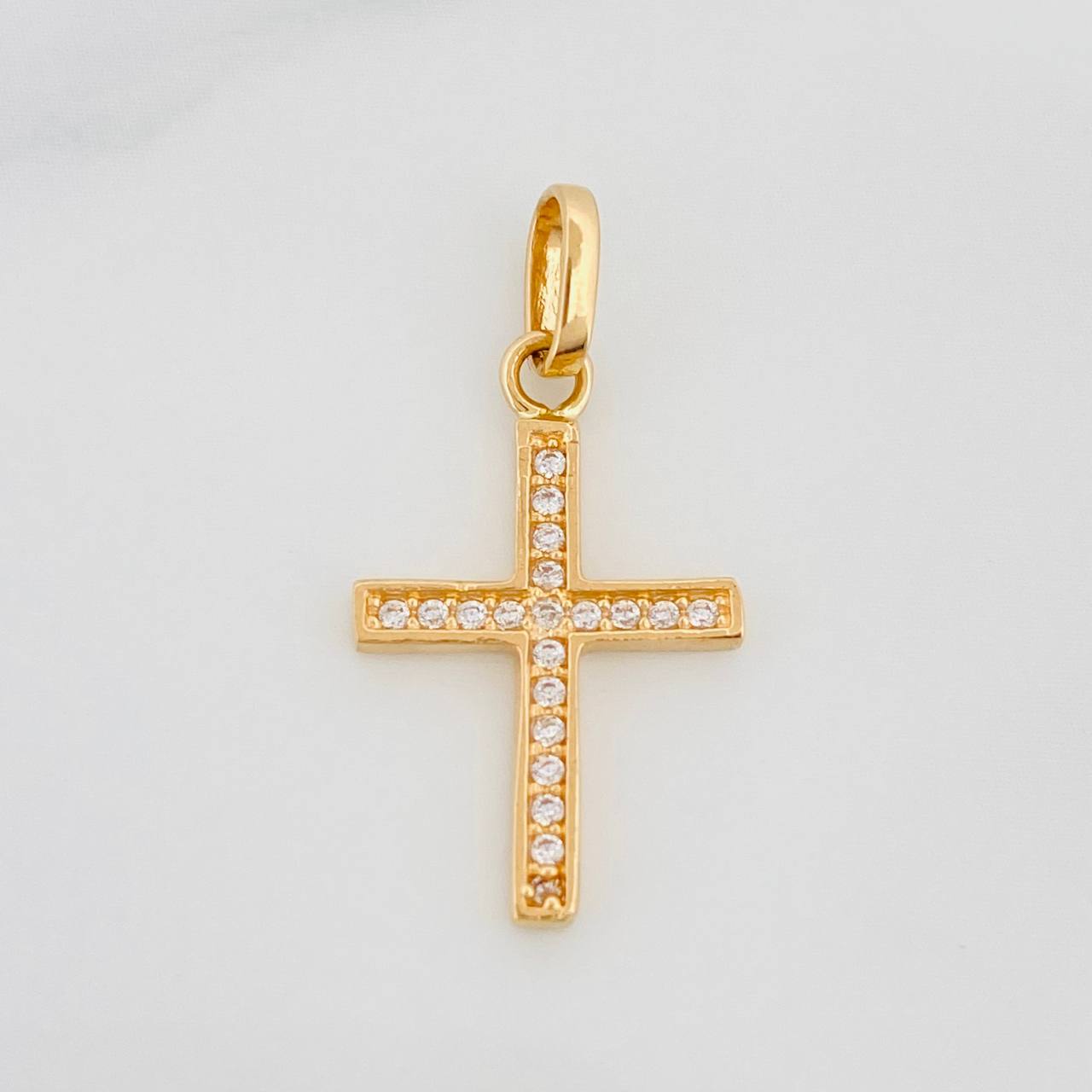 Dije Cruz 1 g / 2 cm Oro Amarillo 18K