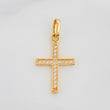 Dije Cruz 1 g / 2 cm Oro Amarillo 18K