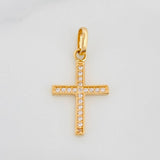 Dije Cruz 1 g / 2 cm Oro Amarillo 18K