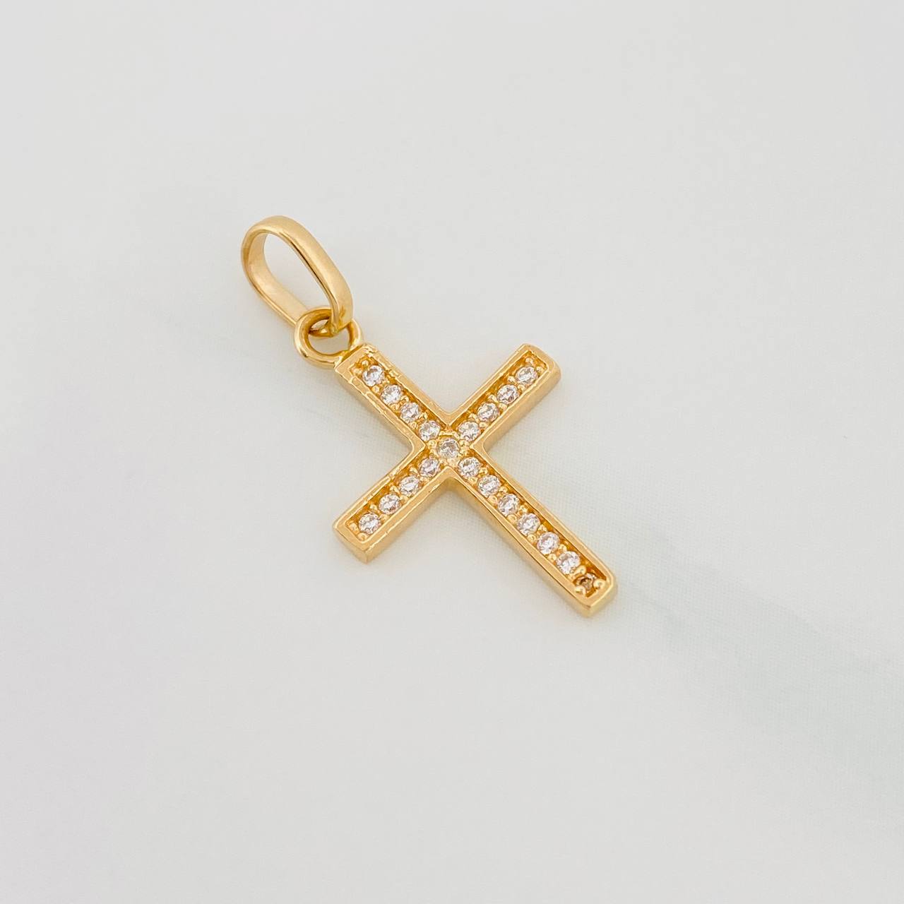 Dije Cruz 1 g / 2 cm Oro Amarillo 18K