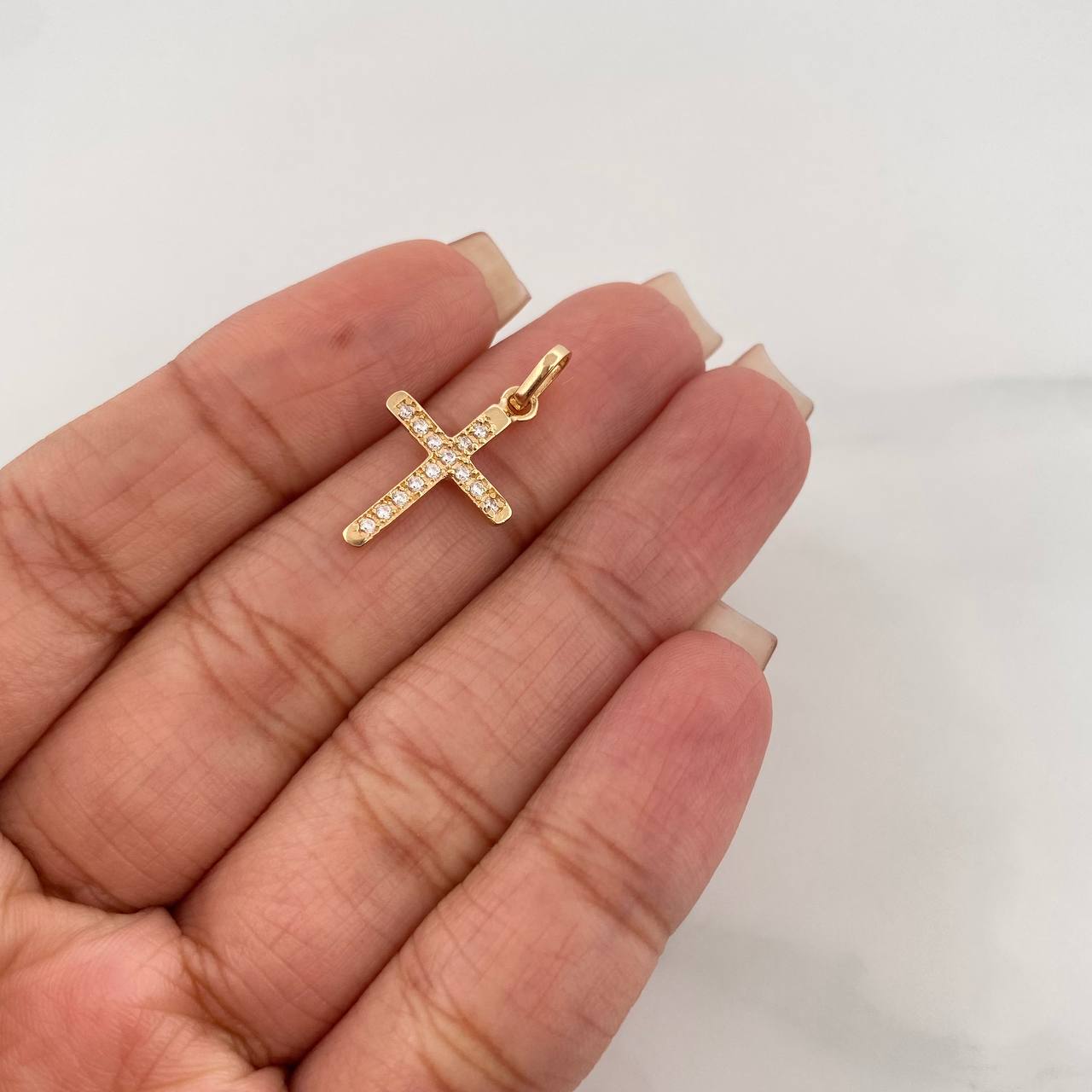 Dije Cruz 1.05 g / 2.05 cm Oro Amarillo 18K
