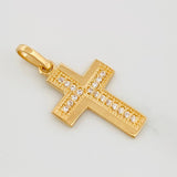 Dije Cruz 1.25 g / 2.4 cm Oro Amarillo 18K