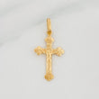 Dije Cruz Cristo 0.65 g / 2.05 cm Oro Amarillo 18K