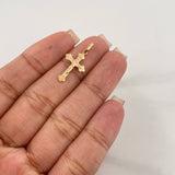 Dije Cruz Cristo 0.7 g / 2.5 cm Oro Amarillo 18K