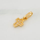 Dije Cruz 0.55 g / 1.05 cm Oro Amarillo 18K