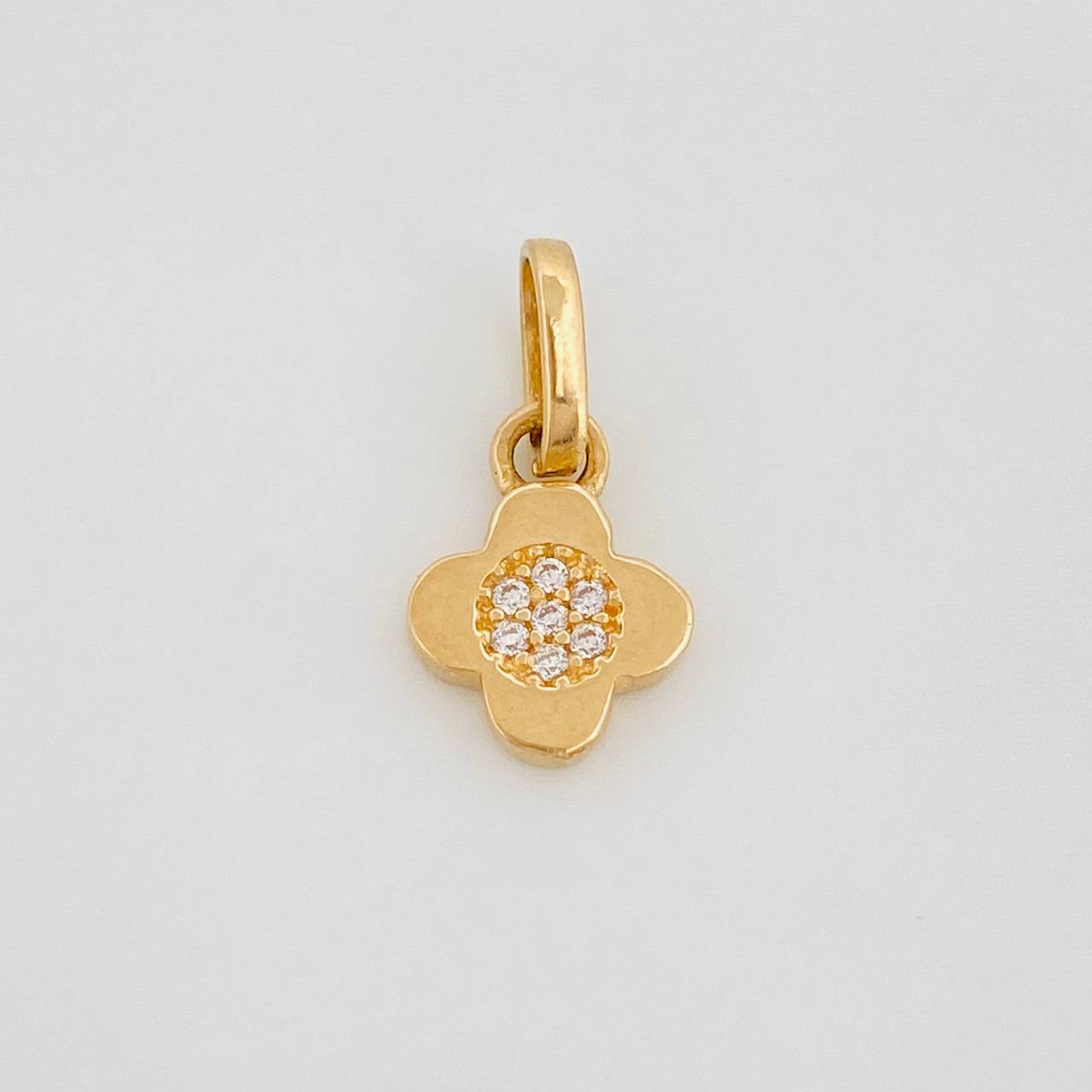 Dije Flor 0.7 g / 1.05 cm Oro Amarillo 18K