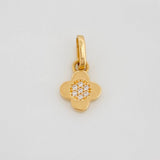 Dije Flor 0.7 g / 1.05 cm Oro Amarillo 18K