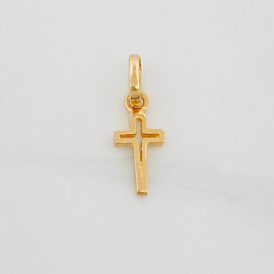 Dije Cruz 0.55 g / 2 cm Oro Amarillo 18K