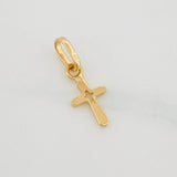 Dije Cruz Cristo 0.45 g / 1.05 cm Oro Amarillo 18K