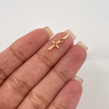 Dije Cruz Cristo 0.45 g / 1.05 cm Oro Amarillo 18K