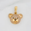Dije Rostro Oso 2.95 g / 2.05 cm Oro Amarillo 18K