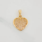 Dije Corazon 1.6 g / 2 cm Oro Amarillo 18K