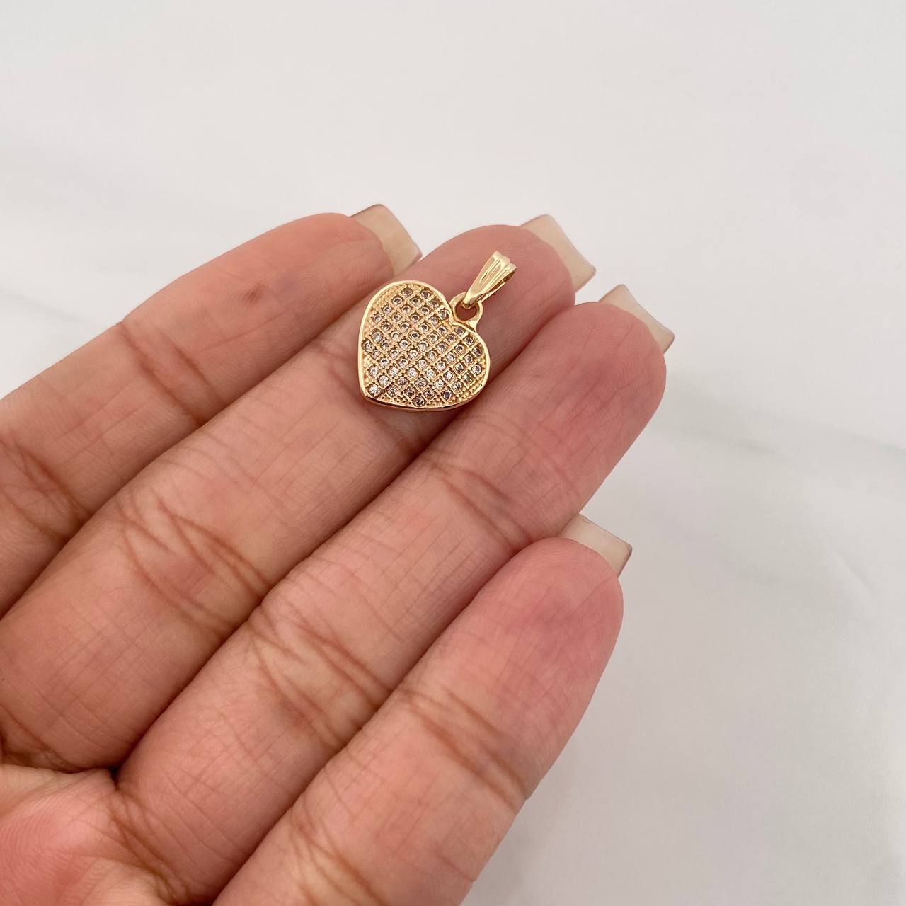 Dije Corazon 1.6 g / 2 cm Oro Amarillo 18K