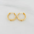 Candongas Carril 1.7 g / 1.3 cm Oro Amarillo 18K