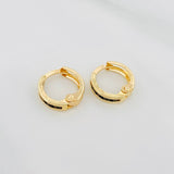 Candongas Carril 1.05 g / 1 cm Oro Amarillo 18K