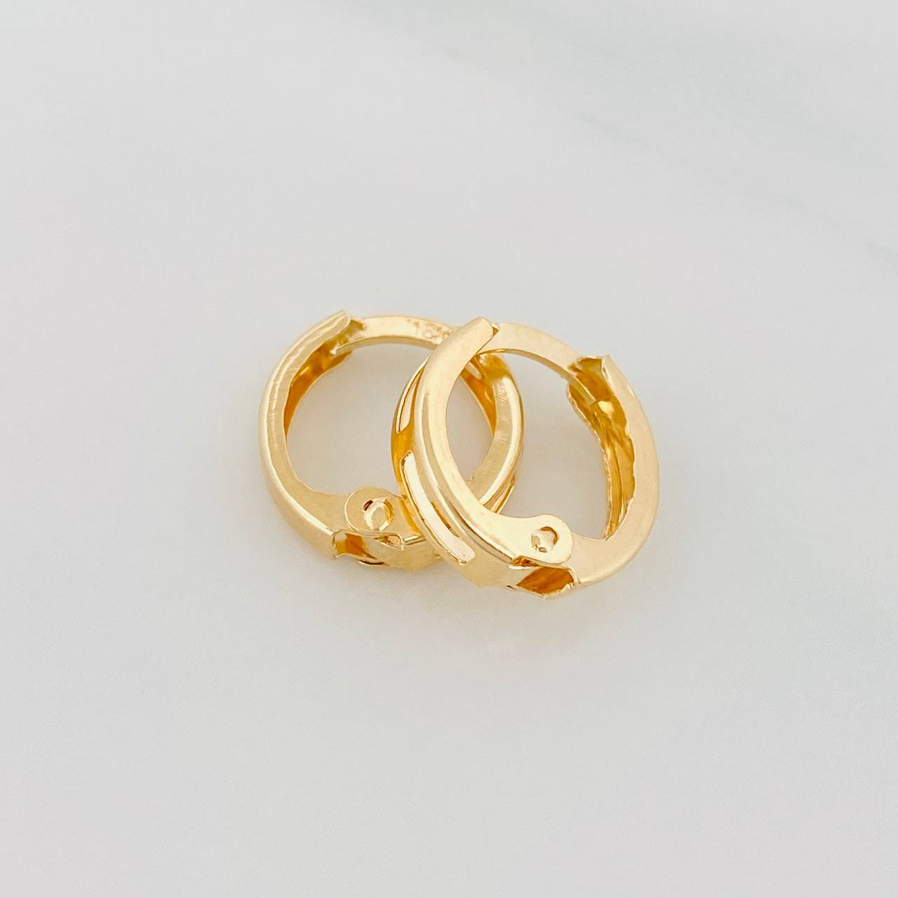 Candongas Carril 0.95 g / 1.1 cm Oro Amarillo 18K