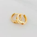 Candongas Carril 0.95 g / 1.1 cm Oro Amarillo 18K