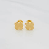 Topos Trebol 0.75 g / 8 mm Oro Amarillo 18K