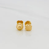Topos Trebol 0.6 g / 5.3 mm Oro Amarillo 18K