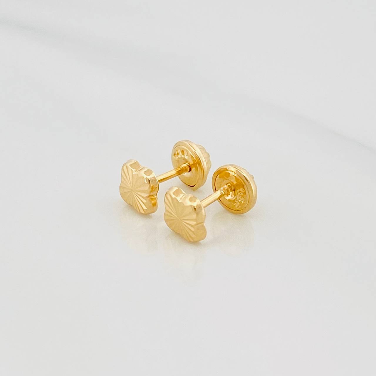 Topos Trebol 0.6 g / 5.3 mm Oro Amarillo 18K