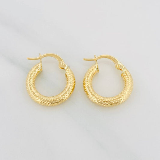 Candongas Tefi 1.95 g / 1.08 cm Oro Amarillo 18K