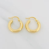 Candongas Tefi 1.95 g / 1.08 cm Oro Amarillo 18K