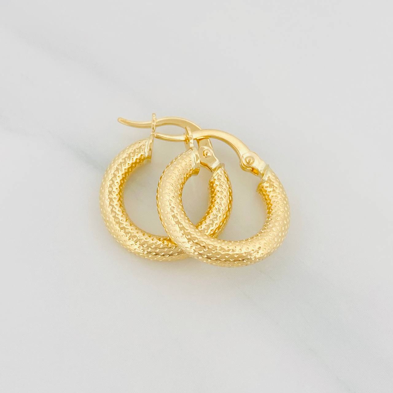 Candongas Tefi 1.95 g / 1.08 cm Oro Amarillo 18K