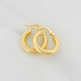 Candongas Tefi 1.95 g / 1.08 cm Oro Amarillo 18K